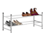 2-Tier Metal Shoe Rack, Silver