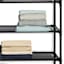 4-Tier & 12-Pair Shoe Rack, Black