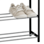 5-Tier Metal Shoe Rack, Black
