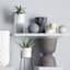 White Metal Flower Planter Stand, Large