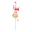 Yellow & Pink Hula Flamingo Garden Stake, 24"