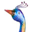 Green & Blue Metal Peacock Outdoor Garden Statue, 35.5"