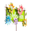Green Welcome Yard Stake with Flowers, 26.3"