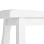 Providence White Saddle Backless Counter Stool, 24"