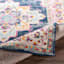 (D494) Found & Fable Floransa Blue & Pink Medallion Accent Rug, 3x5