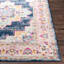 (D494) Found & Fable Floransa Blue & Pink Medallion Accent Rug, 3x5