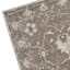 (B803) Antiqua Dark Grey Floral Runner, 2x6