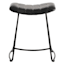 Crosby St. Jude Black Backless Counter Stool, 24"
