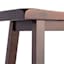 Providence Dark Walnut Saddle Stool, 29"