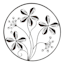 Silver Leaf Metal Circle Wall Art, 18"