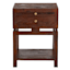 Found & Fable Maddison Chestnut Wood Side Table with Drawer