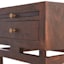 Found & Fable Maddison Chestnut Wood Side Table with Drawer