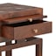 Found & Fable Maddison Chestnut Wood Side Table with Drawer
