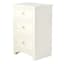 3-Drawer Providence Rachel Wooden Cabinet, White