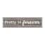 Framed Family Is Forever Textured Wall Sign, 8x30