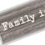 Framed Family Is Forever Textured Wall Sign, 8x30