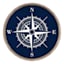Compass Accent Wall Art, 13.5"