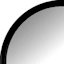 Black Metal Round Wall Mirror, 14"