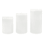 5-Pack White LED Flameless Pillar Candles