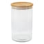 Glass Canister with Acacia Wood Lid, Large