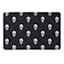 Black Lace Skeleton Echo Doormat, 17x27