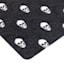 Black Lace Skeleton Echo Doormat, 17x27