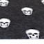 Black Lace Skeleton Echo Doormat, 17x27