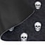 Black Lace Skeleton Echo Doormat, 17x27