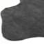 Washable Bliss Charcoal Faux Rabbit Shaped 30X47