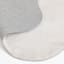 Washable Bliss Silver Faux Rabbit Shaped 30X47