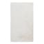 Bliss White Faux Rabbit Fur Washable Accent Rug, 2x4