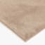 Bliss Taupe Faux Rabbit Fur Washable Accent Rug, 2x4
