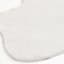 White Faux Rabbit Fur Washable Bliss Rug, 3x4