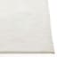 Bliss Silver Faux Rabbit Fur Washable Accent Rug, 2x4
