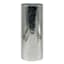 Providence Silver Mercury Glass LED Pillar Candle, 4x10