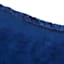 Providence Blue Velvet Throw Pillow with Lace, 20"