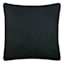 Honeybloom Black Faux Fur Check Throw Pillow, 18"