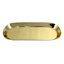Gold Metal Oval Decorative Tray, 9x4