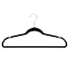 10-Pack Velvet Hangers Set, Black