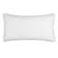 Providence White Throw Pillow With Flange, 14x24