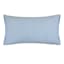 Providence Light Blue Throw Pillow With Flange, 14x24