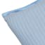 Providence Light Blue Throw Pillow With Flange, 14x24