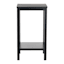 Providence Pratt Black Square Accent Table, 25"