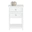 Providence Layne 2-Drawer Accent Table, White