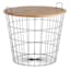 Honeybloom Wire Basket Storage Table