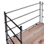 Providence Metal Baker Rack with Folding Wood-Top Shelves, 63"
