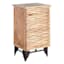 1-Door Wave Wood Cabinet