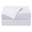 3-Piece Solid White Sheet Set, Twin XL