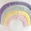 Tiny Dreamers Round Rainbow Storage Bin, Medium