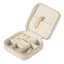 Jewelry Organizer with Zipper, Beige